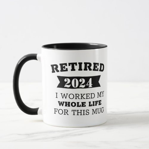 Personalized Retirement Quotes Jokes Retiree Pun Mug