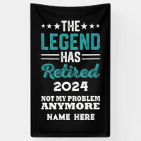Personalized retirement The Legend has retired