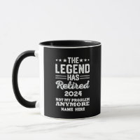 Personalized retirement The Legend has retired