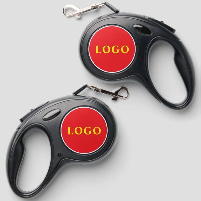 Personalized Retractable Pet Leash with Your Logo (Front & Back)