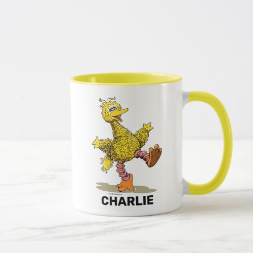 Personalized Retro Art Big Bird Mug