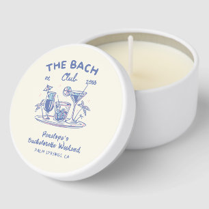 Personalized Retro Bachelorette Non-Toxic Candles
