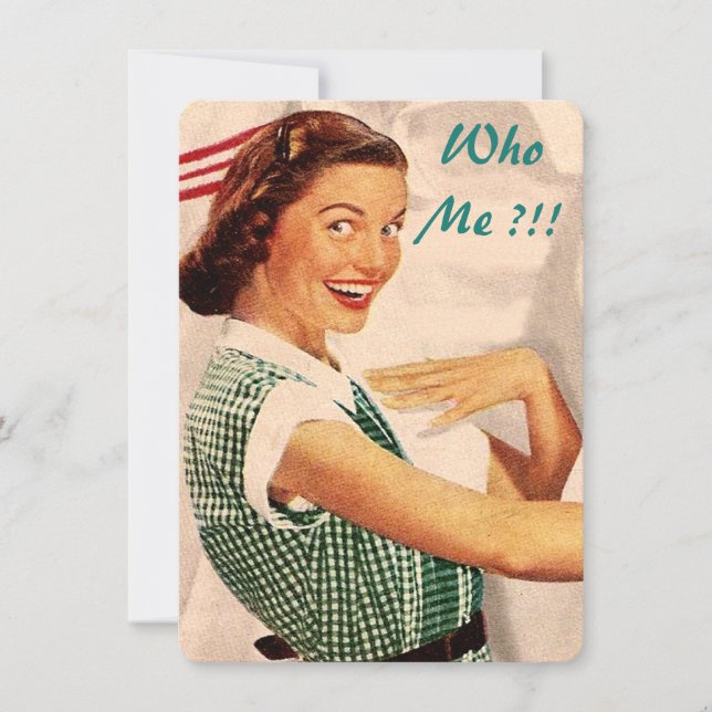 Personalized retro be my bridesmaid/maid of honor invitation (Front)