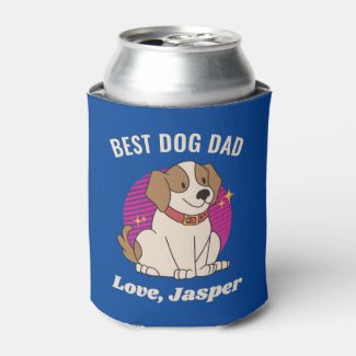 Personalized Retro Beagle Best Dog Dad Custom Name