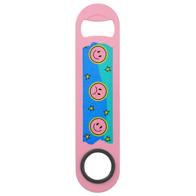 Personalized Retro Best Friend Gift Bar Key (Front)