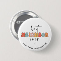 Personalized Retro Best Neighbor Ever Cute
