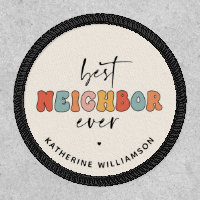 Personalized Retro Best Neighbor Ever Cute