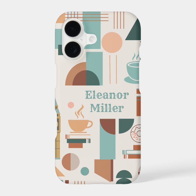 Personalized Retro Book Phone Case (Back)