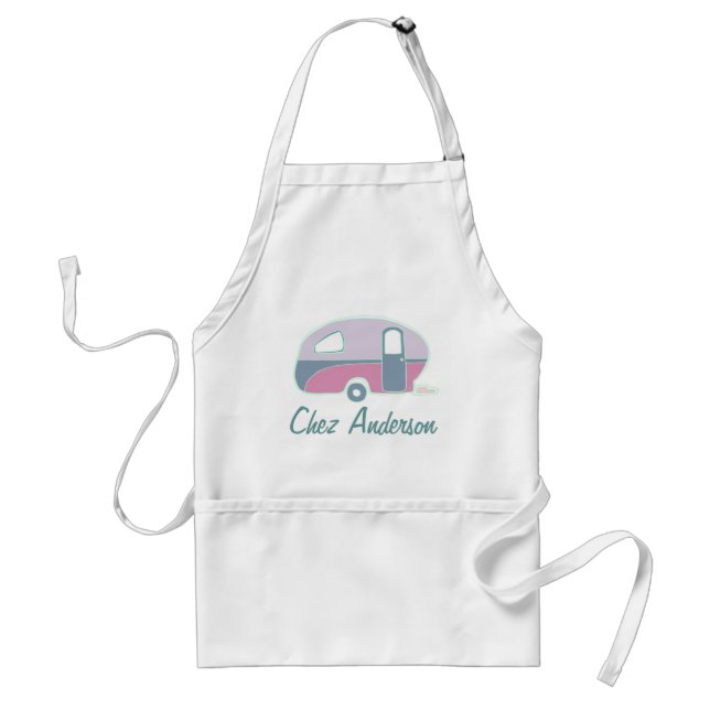Personalized Retro Caravan Aprons (Front)