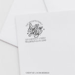 Personalized Retro Christmas Return Address Label Self-inking Stamp<br><div class="desc">Spread some holiday cheer with this festive Christmas design. Use year after year!</div>