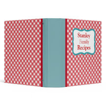 Personalized Retro Family Recipe Binder Gift