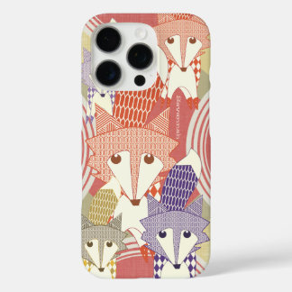 Personalized Retro Fox Art Retro iphone 5 16 Pro Case