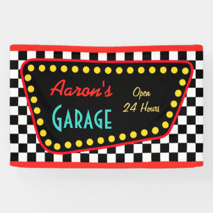 Personalized Retro Garage Sign