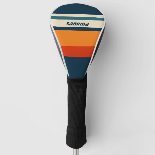 Personalized Retro  Golf Head Cover