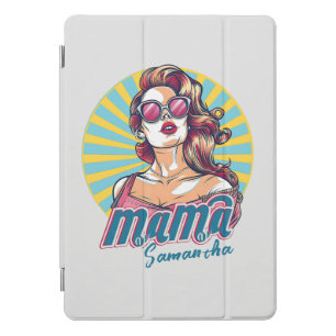 Personalized Retro  Mama Pop Art (9) iPad Pro Cover