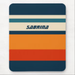 Personalized Retro  Mouse Pad<br><div class="desc">Imprint your name or initials on these accessories to infuse your devices and workspace with a touch of vintage charm and personalization. Drawing inspiration from classic eras, our collection showcases a carefully curated color palette and premium materials to ensure your devices are not only well-protected from everyday wear and tear...</div>