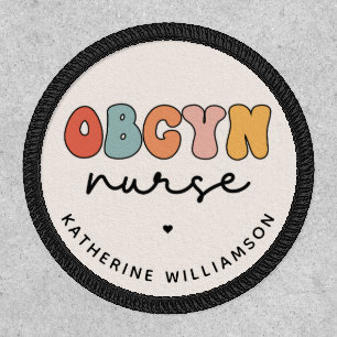 Personalized Retro OBGYN Nurse Patch