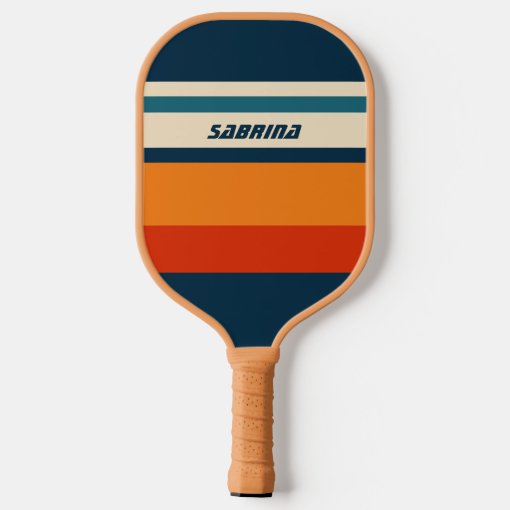 Personalized Retro Pickleball Paddle | Zazzle