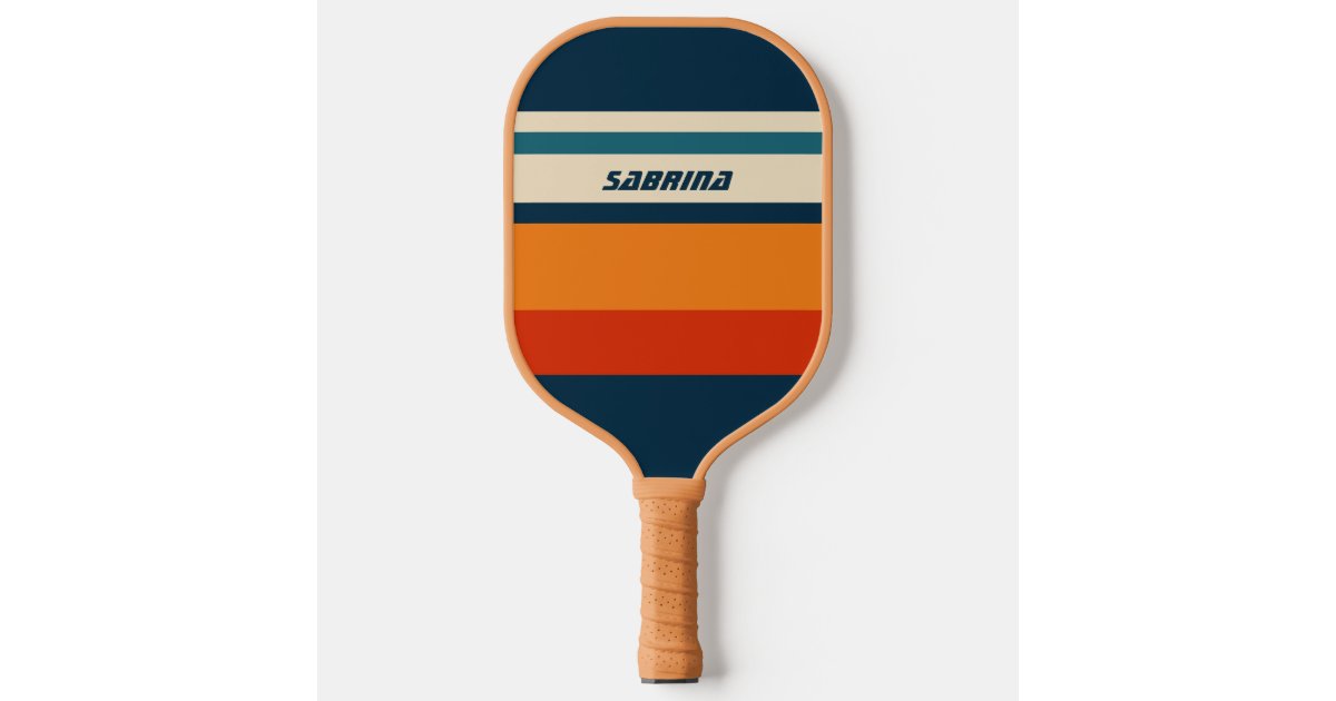 Personalized Retro Pickleball Paddle | Zazzle