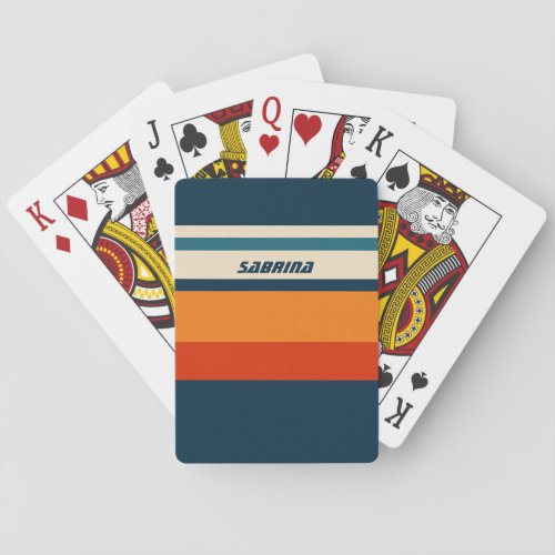 Personalized Retro  Poker Cards