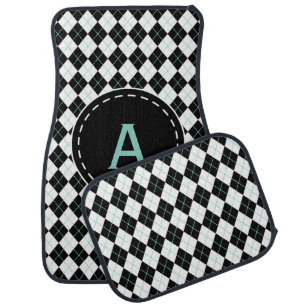 Personalized Retro Rockabilly Auto Car Mats Gift