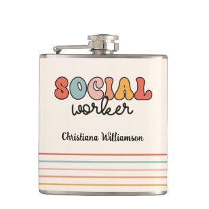 Personalized Retro Social Worker Flask