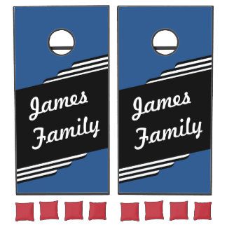 Personalized Retro Vintage Old School Cornhole Set