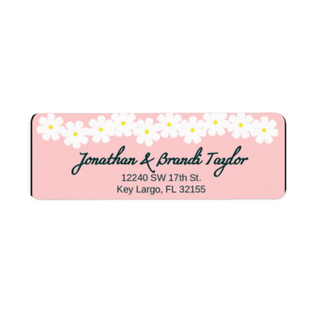 Personalized Return Address Label (Front)