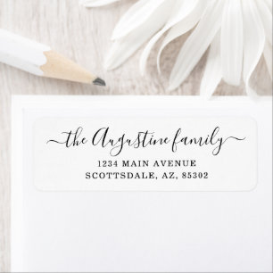Personalized Return Address Labels