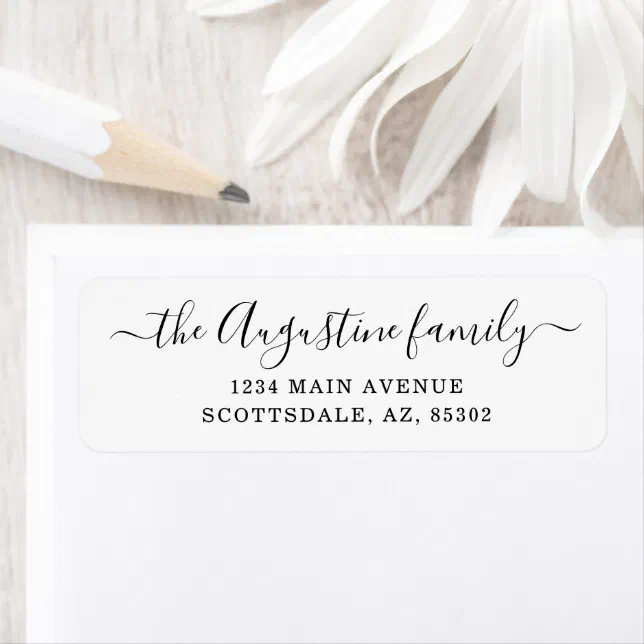 Personalized Return Address Labels | Zazzle