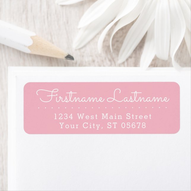 Personalized Return Address Labels Elegant Script (Insitu)
