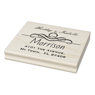 Personalized Return Address Rubber Stamp