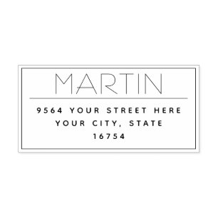 Personalized Return Address Self Ink Stamp