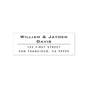 Personalized Return Address Self Ink Stamp
