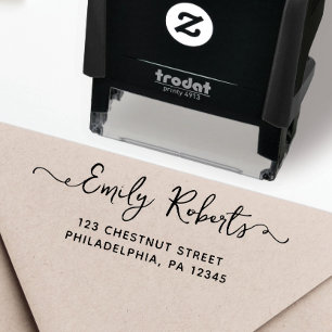 Personalized Return Address Self-Inking Stamp