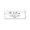 Personalized Return Address Self-Inking Stamp