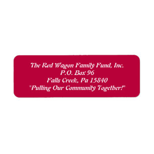 Personalized Return Label Unique