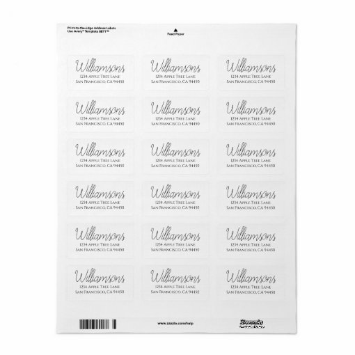Personalized Return Shipping Labels | Zazzle