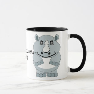 Personalized Rhino Design Mug