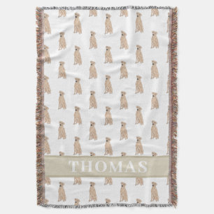 Personalized Rhodesian Ridgeback Throw Blanket