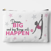 Personalized Rhythmic Gymnast Dream Big Zipper Pou