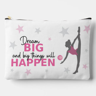 Personalized Rhythmic Gymnast Dream Big Zipper Pou Accessory Pouch