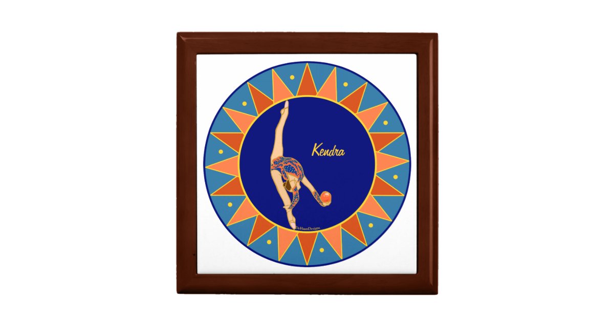 Personalized Rhythmic Gymnastic Jewelry Box Zazzle