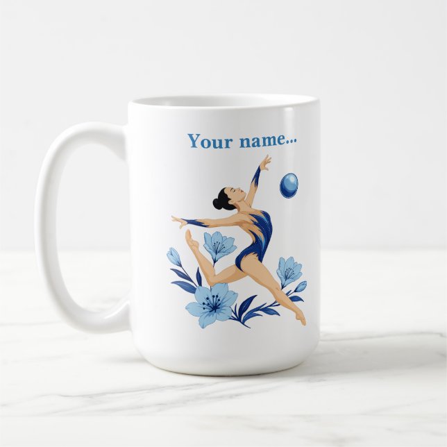 Personalized Rhythmic Gymnastics Mug (Left)