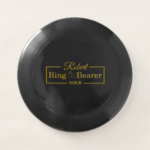 Personalized Ring Bearer Baseball Gift for Groomsm Wham-O Frisbee