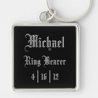 Personalized Ring Bearer Keychain