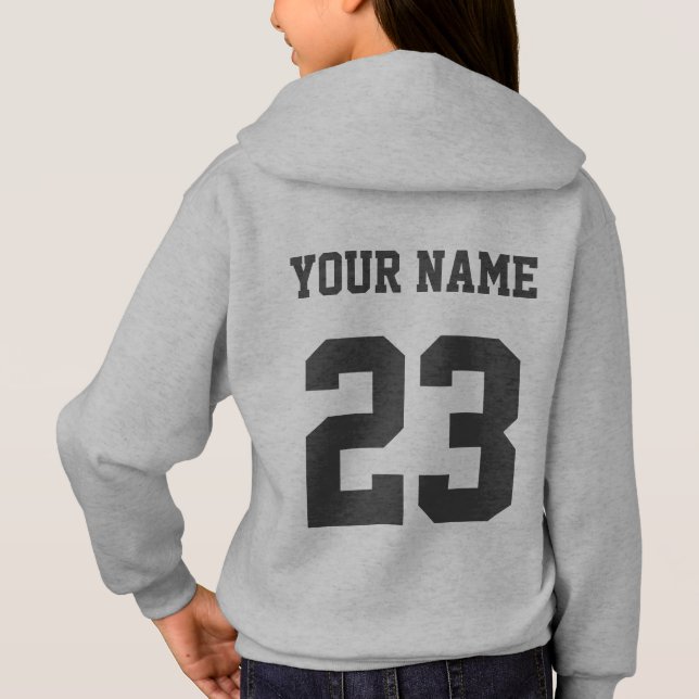 Personalized Ringette Girl Ringette player Gifts  Hoodie (Back)