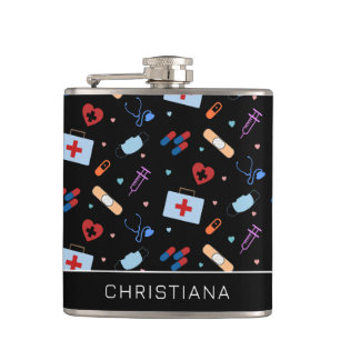Personalized RN Nurse   Doctor Medical Pattern Flask