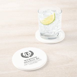 Personalized RN Nursing School Graduation Elegant Coaster