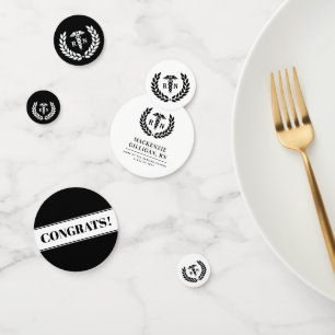 Personalized RN Nursing School Graduation Elegant Confetti